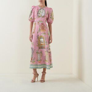 Alemais monte midi dress